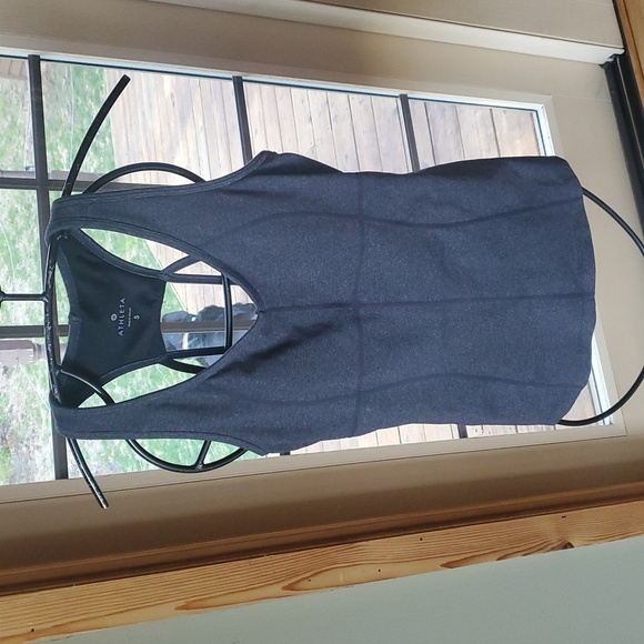 Athleta Equator Racerback Gray Sz. S Tank Top - Picture 2 of 12